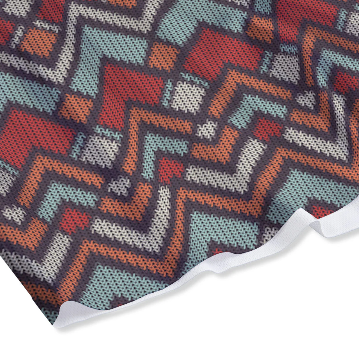 Inspired Native Tribal Print Pattern Mesh Shorts - Image 4