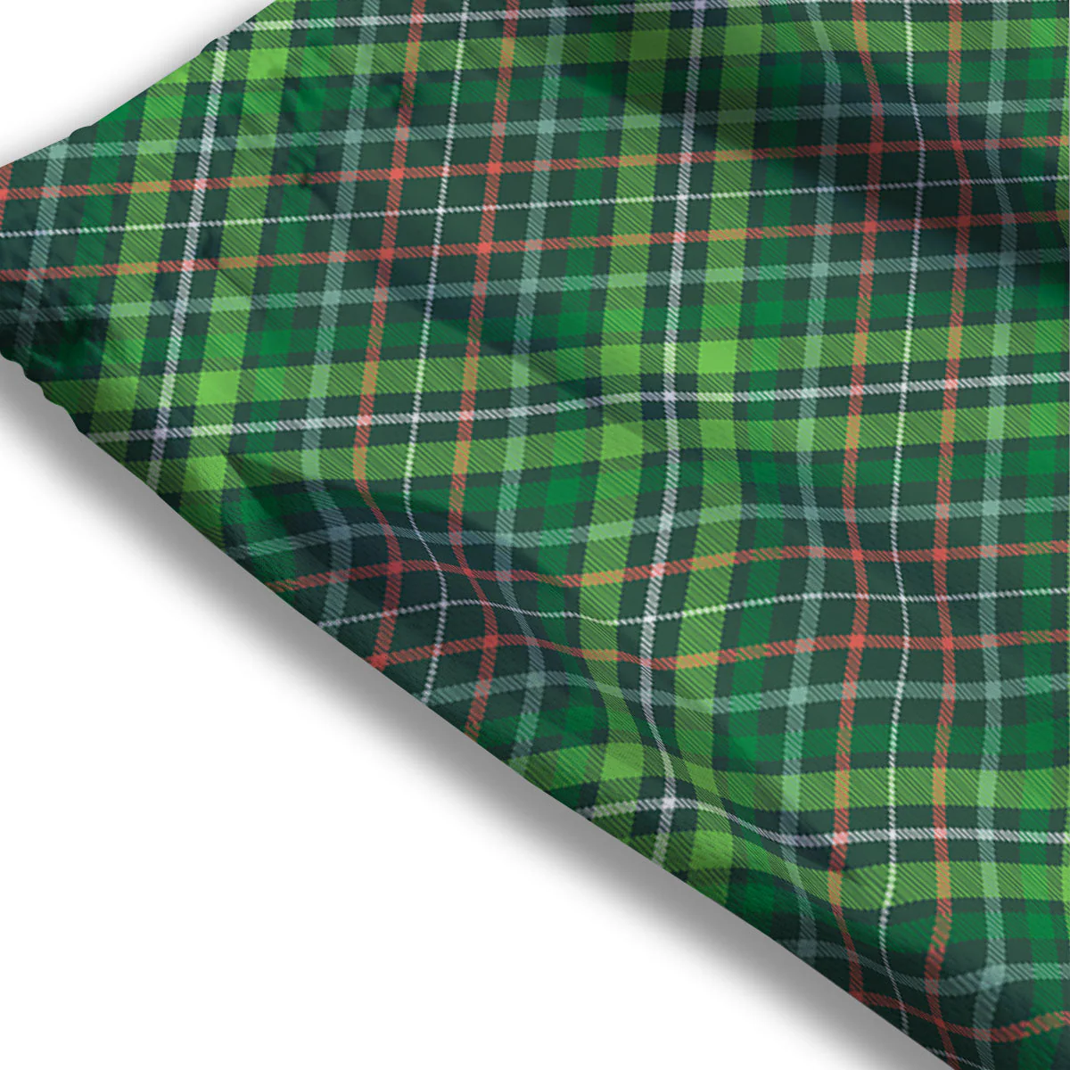 Irish Tartan Saint Patrick's Day Print Pattern Mesh Shorts - Image 3