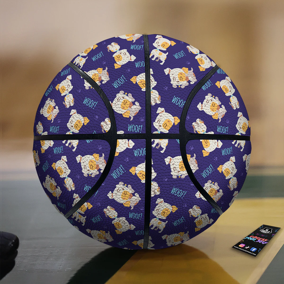 Jack Russell Terrier Cute Print Pattern Basketball
