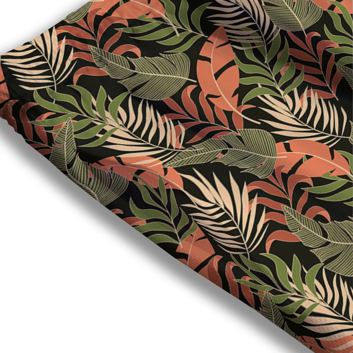 Jungle Hawaii Plants Tropical Print Pattern Mesh Shorts - Image 3