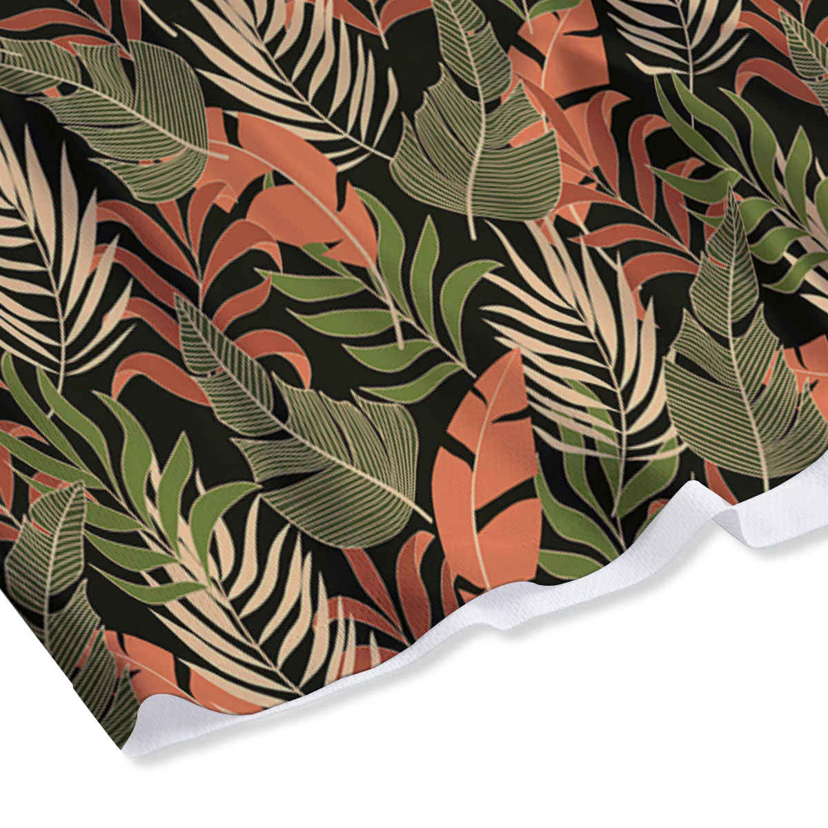 Jungle Hawaii Plants Tropical Print Pattern Mesh Shorts - Image 4