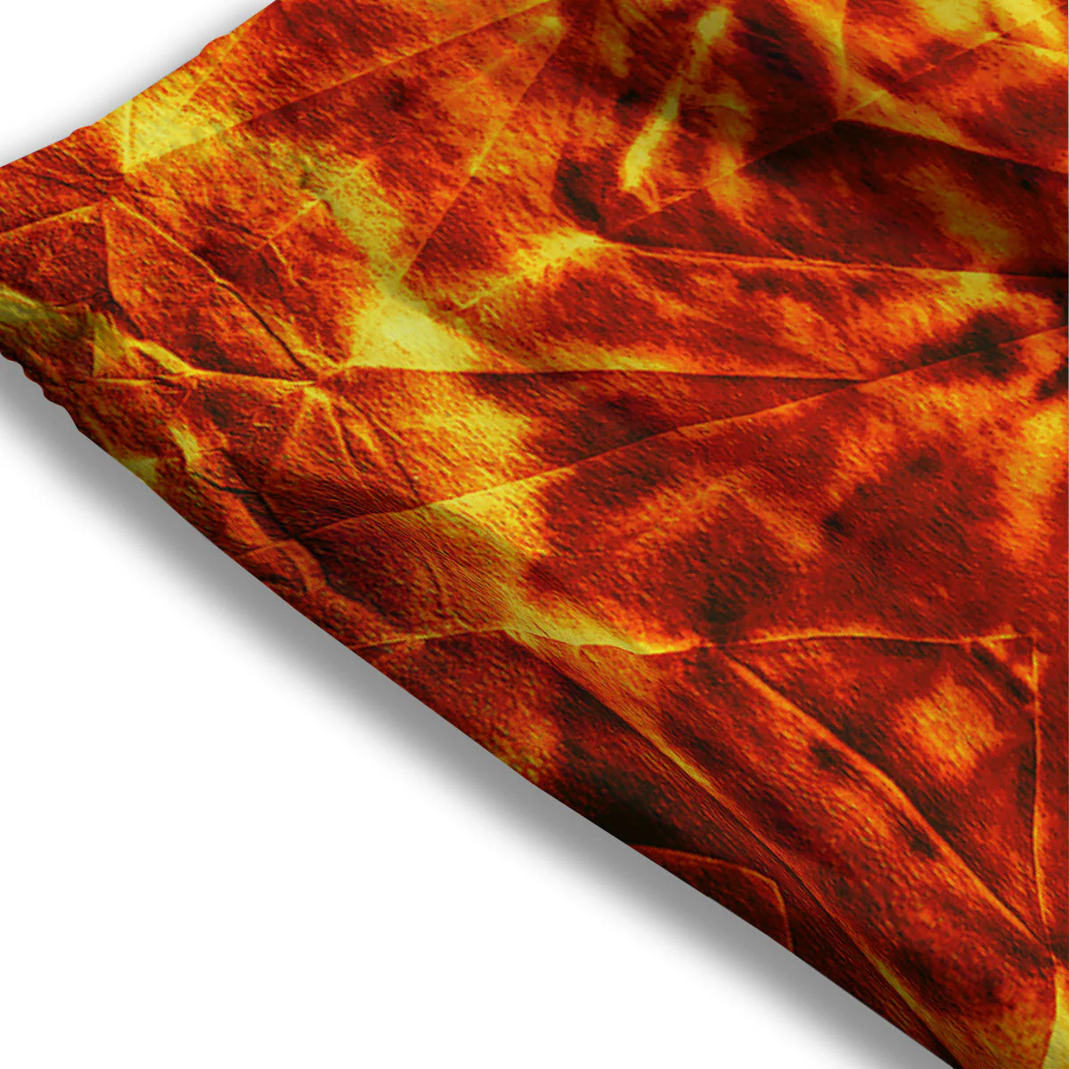Kaleidoscope Flame Print Mesh Shorts - Image 3