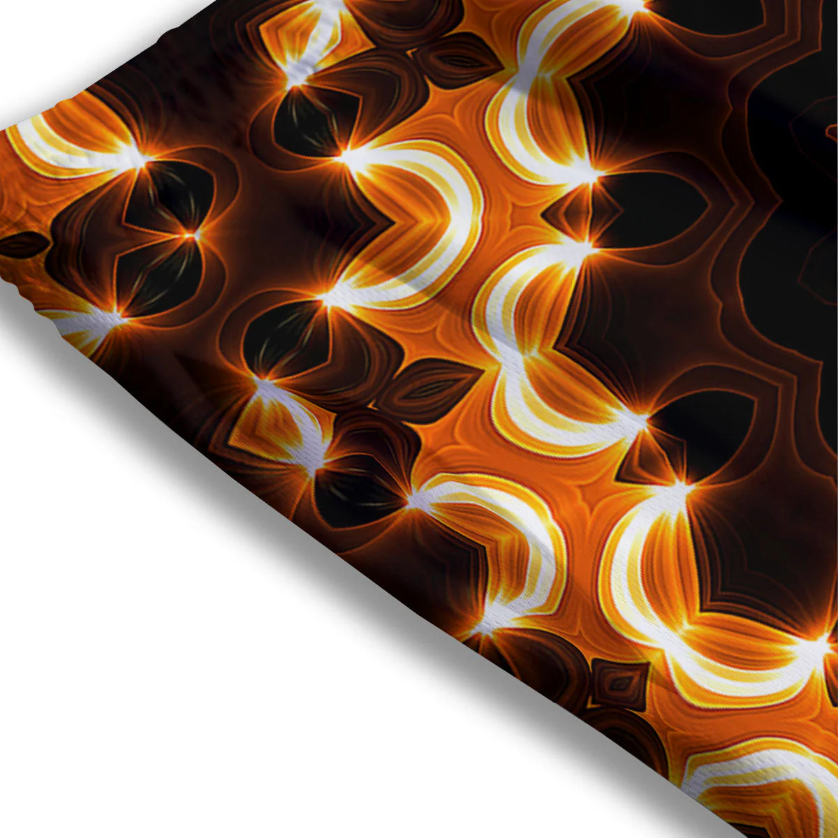Kaleidoscope Shiny Print Mesh Shorts - Image 3