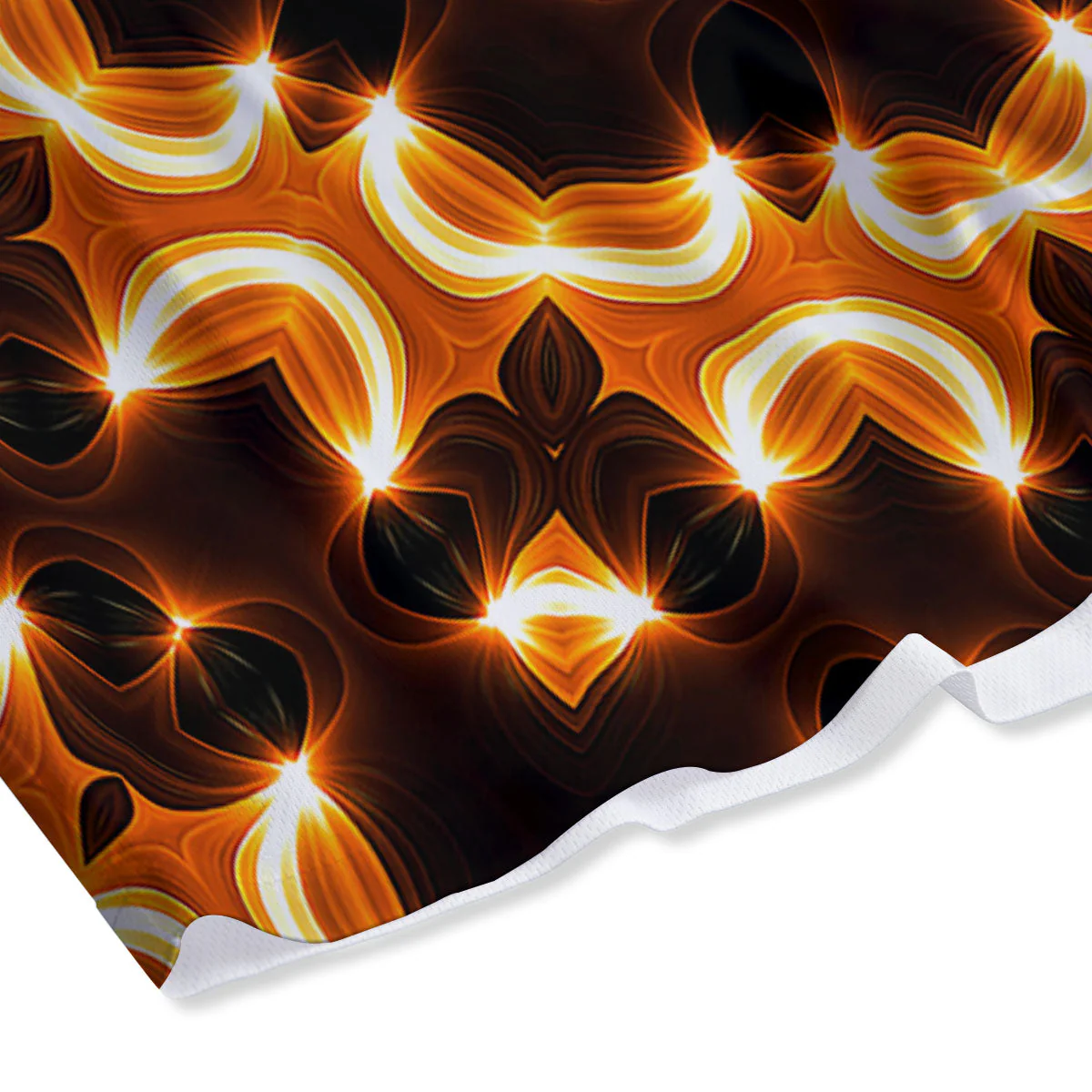 Kaleidoscope Shiny Print Mesh Shorts - Image 4