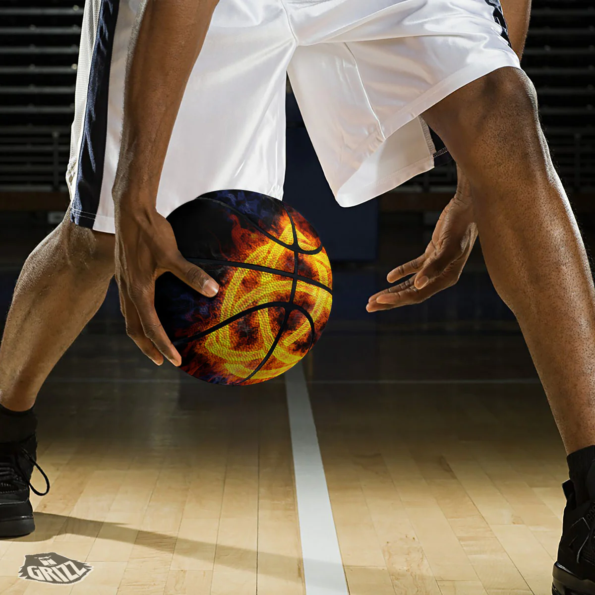 Knot Fire Celtic Print Basketball - Image 3