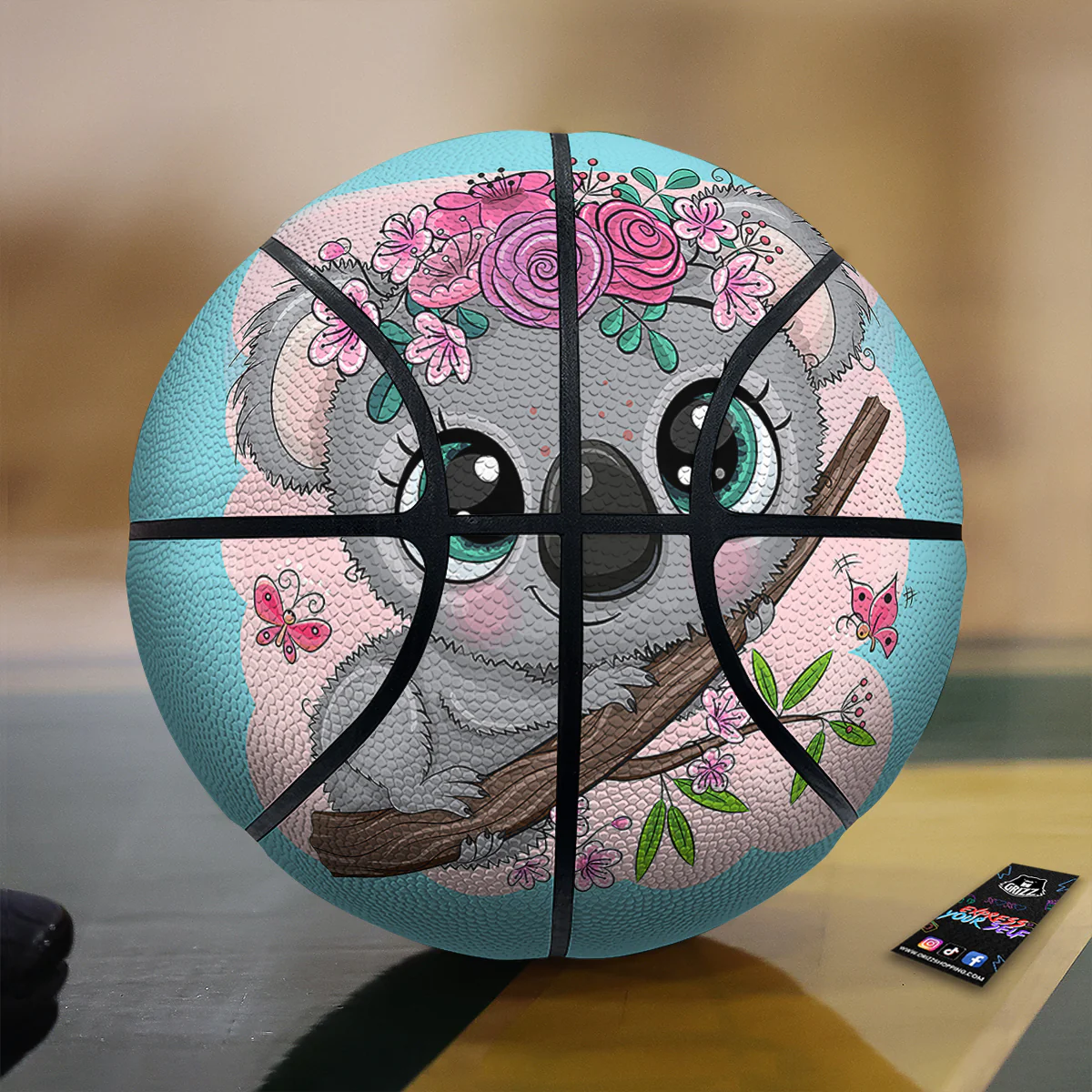 Koala Cute Print Basketball