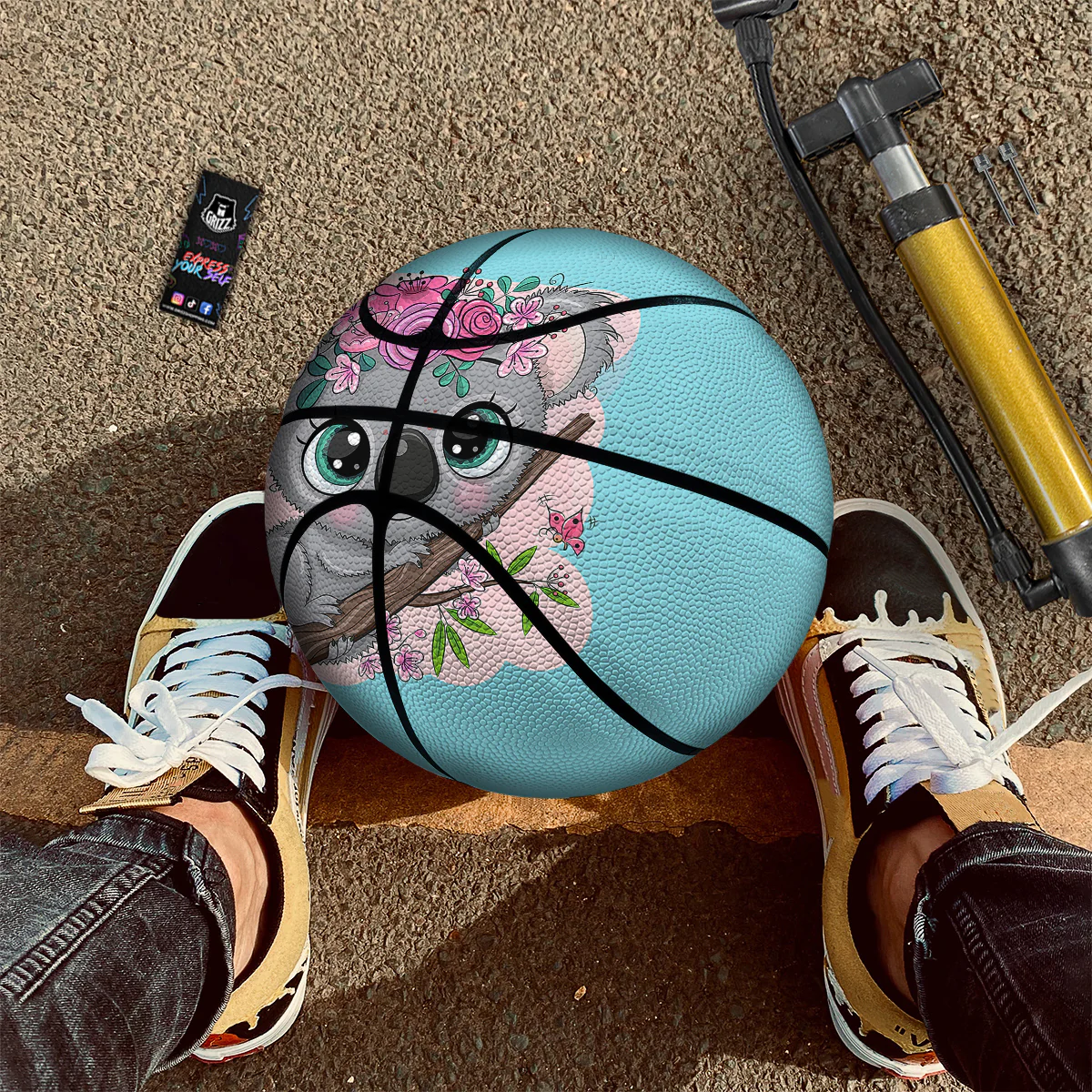 Koala Cute Print Basketball - Image 2