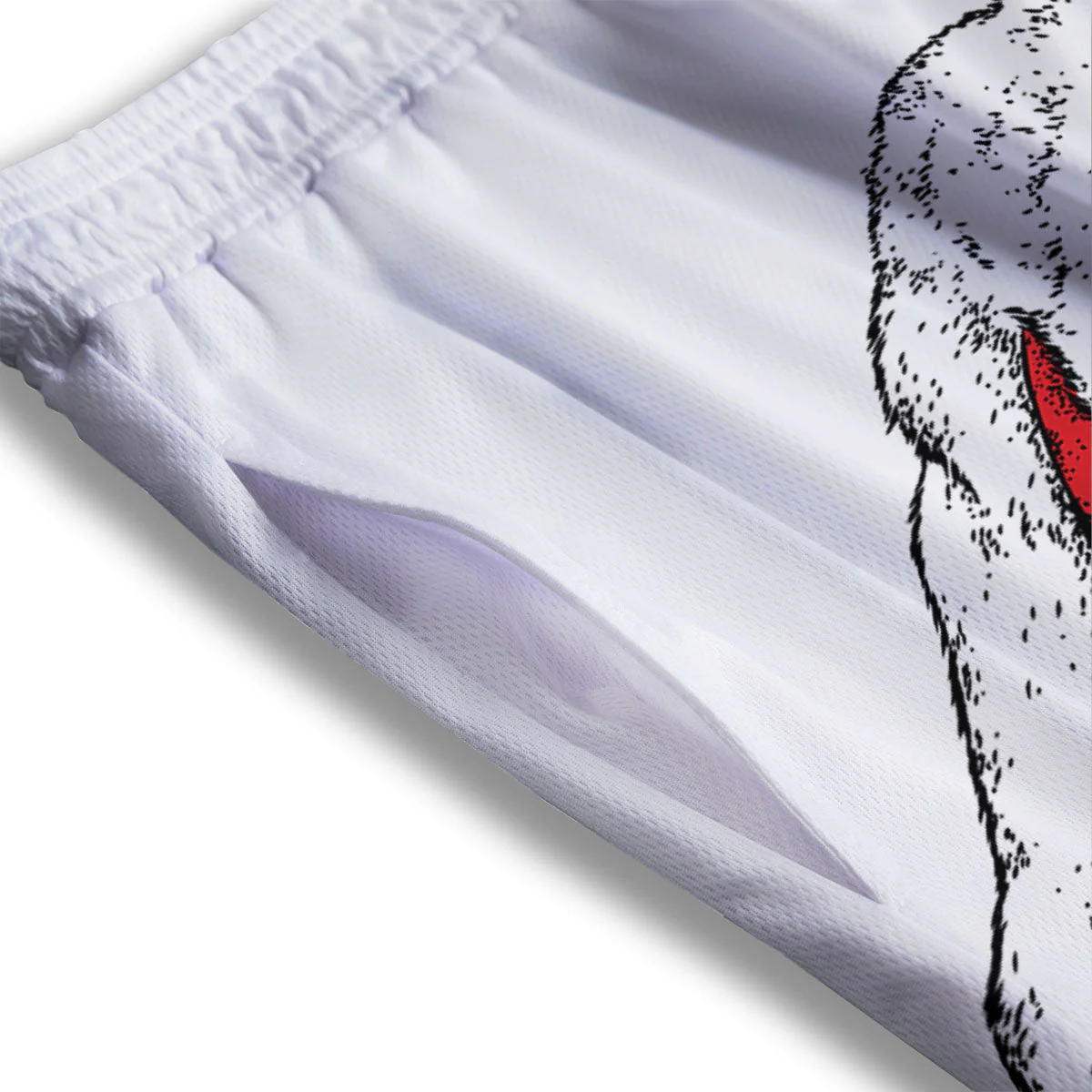 Labrador Retriever Hipster Print Mesh Shorts - Image 3