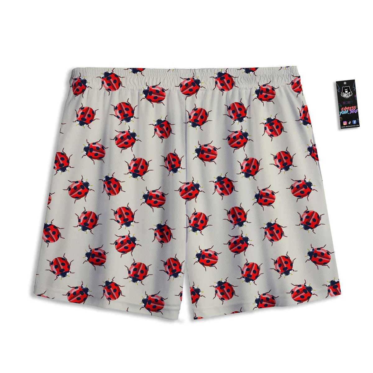 Ladybird Little Print Pattern Mesh Shorts - Image 2