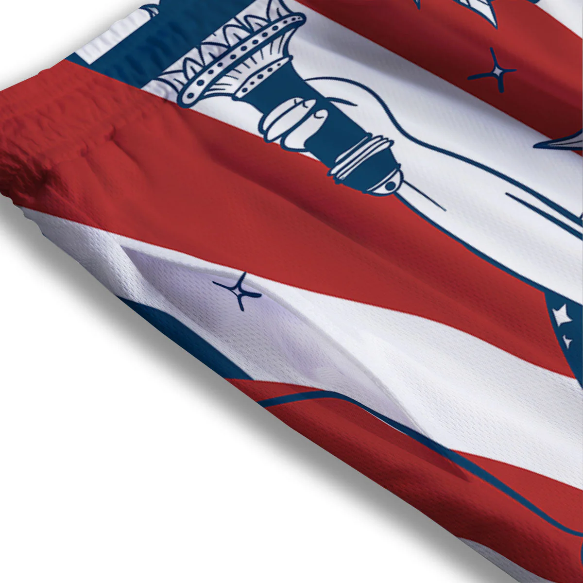Land Of Liberty American Print Mesh Shorts - Image 3