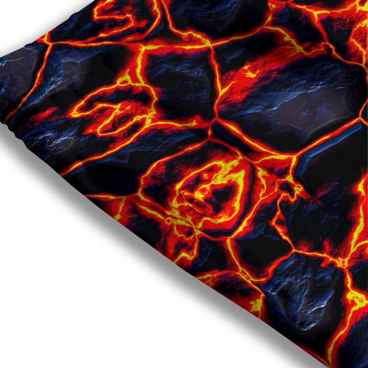 Lava Molten Print Mesh Shorts - Image 3