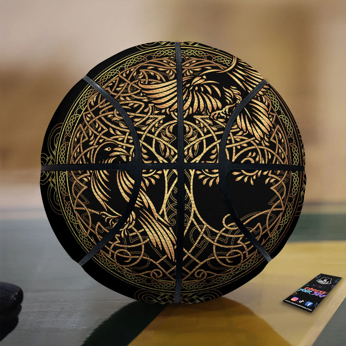 Life Of Tree Yggdrasil Print Basketball