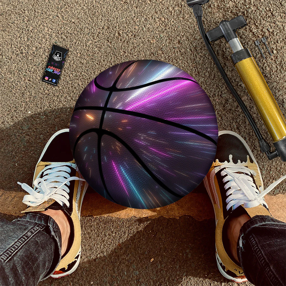 Lightspeed Hyperspace Print Basketball - Image 2