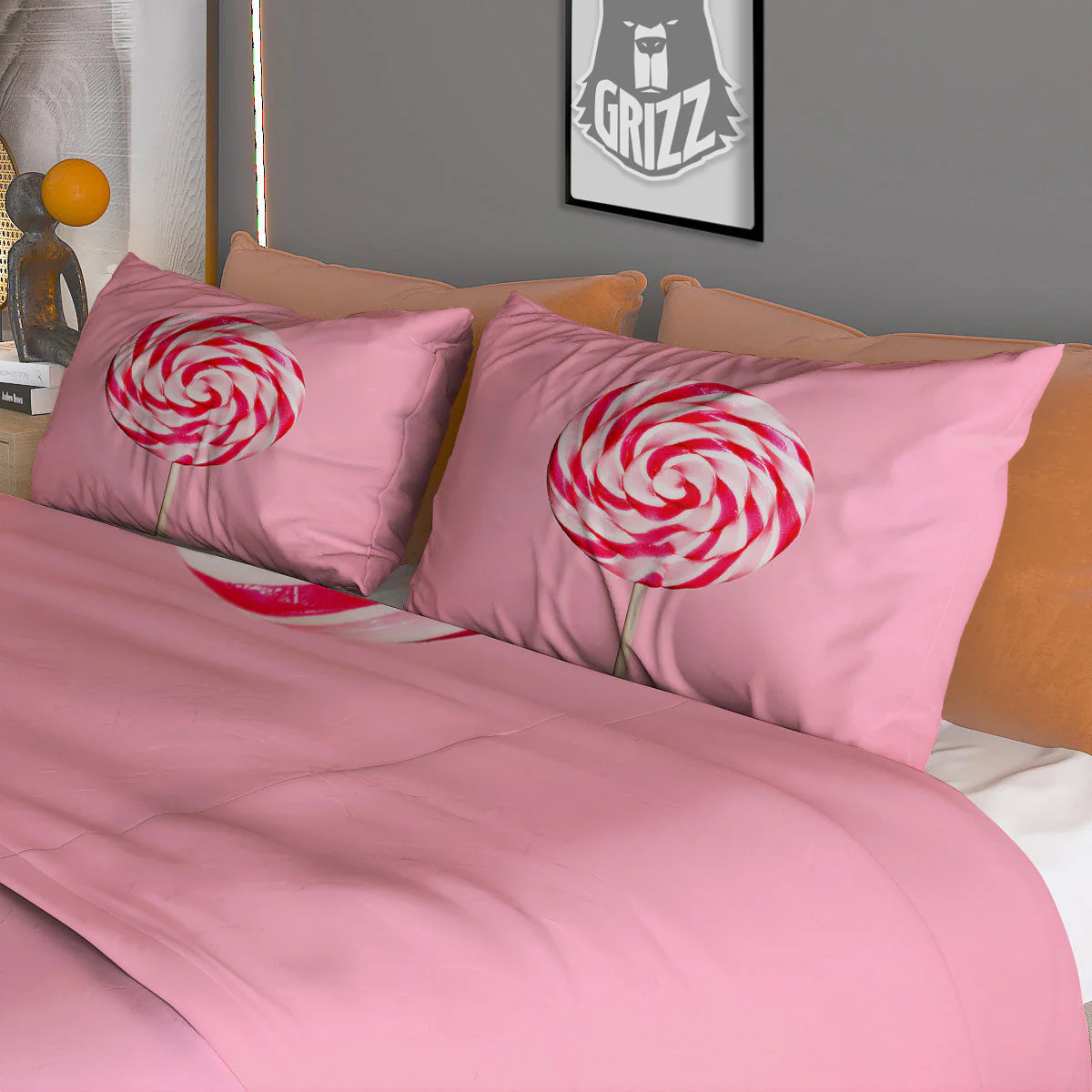 Lollipop Retro Print Duvet Cover Bedding Set - Image 3