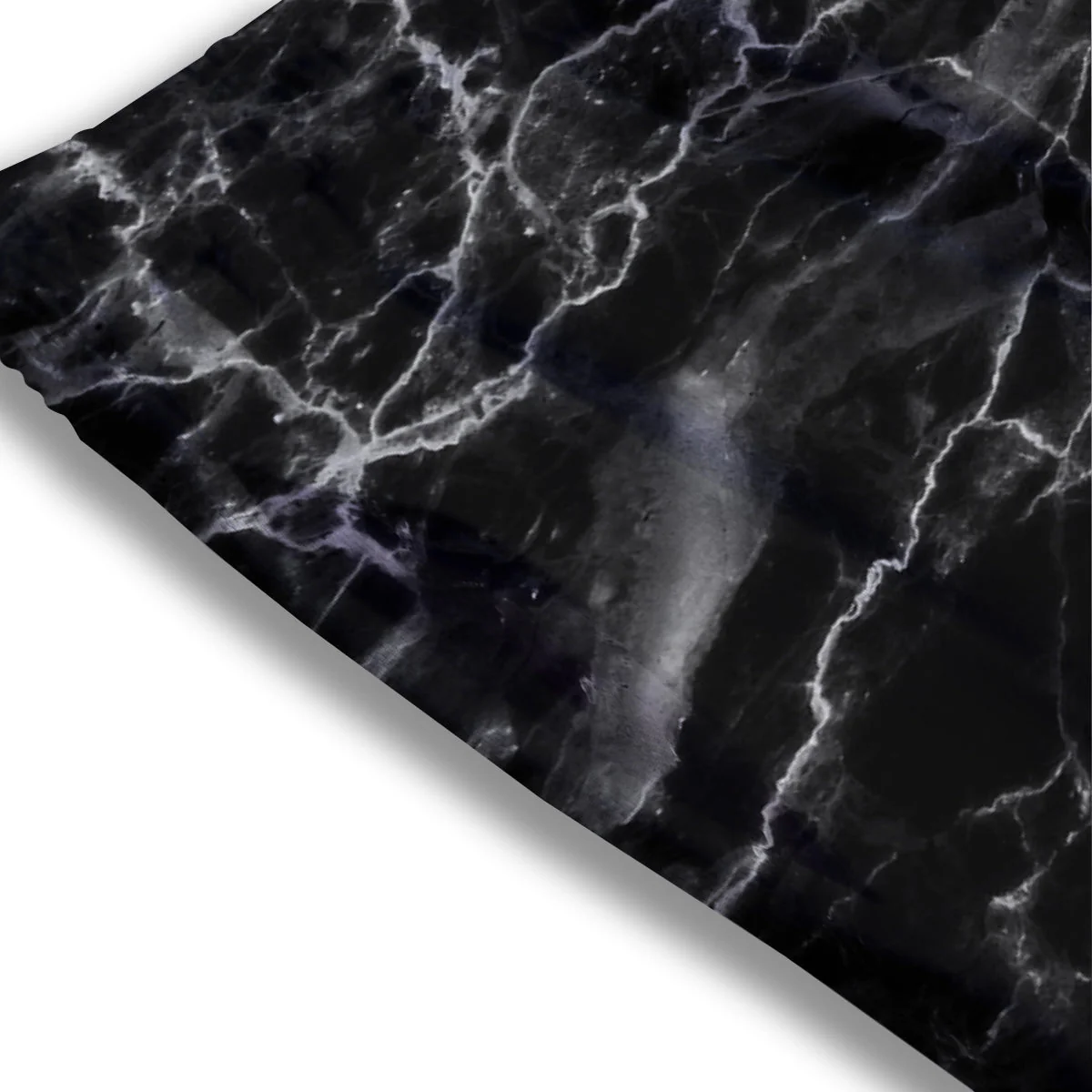 Marble Black Grey Print Mesh Shorts - Image 3
