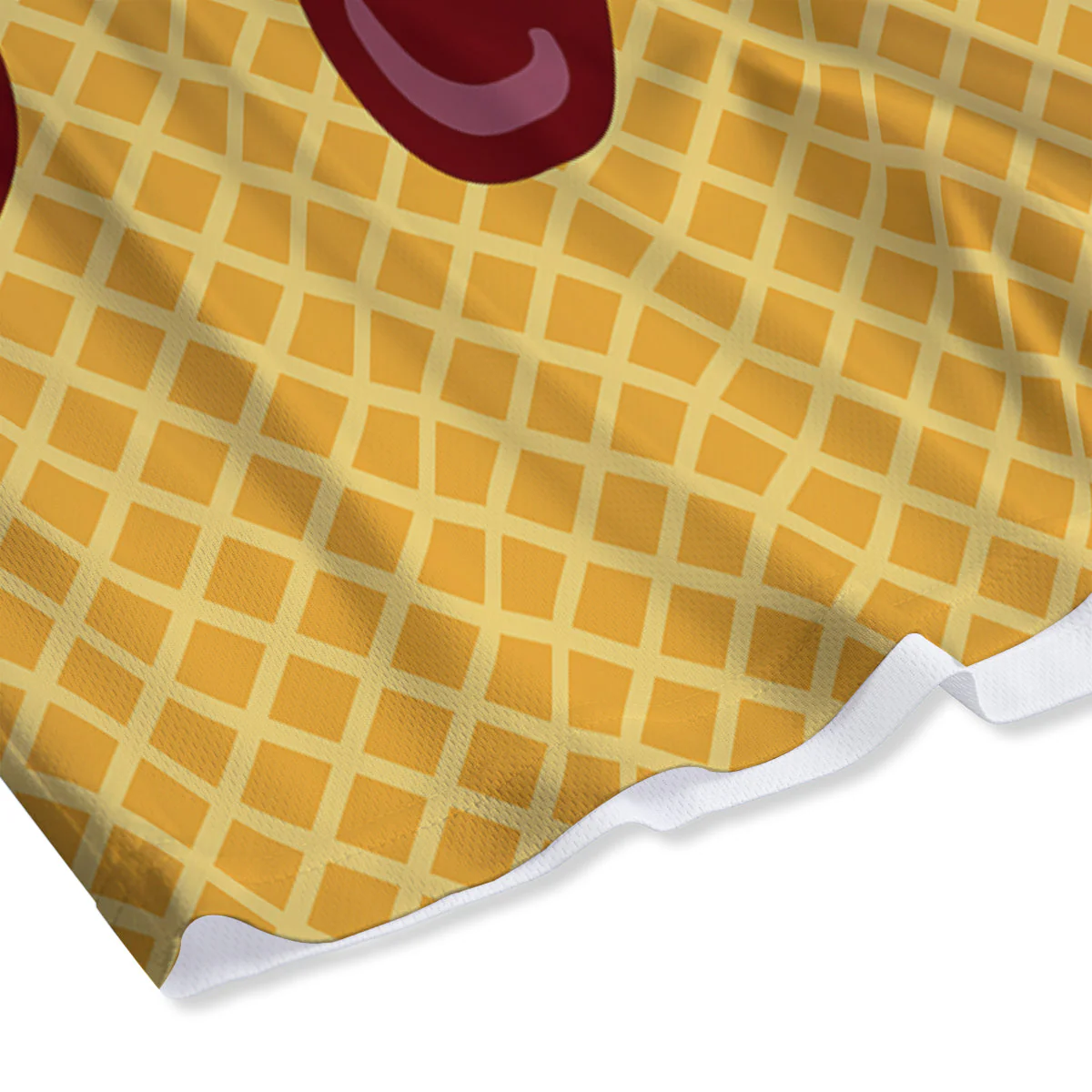 Melted Ice Cream Print Pattern Mesh Shorts - Image 4