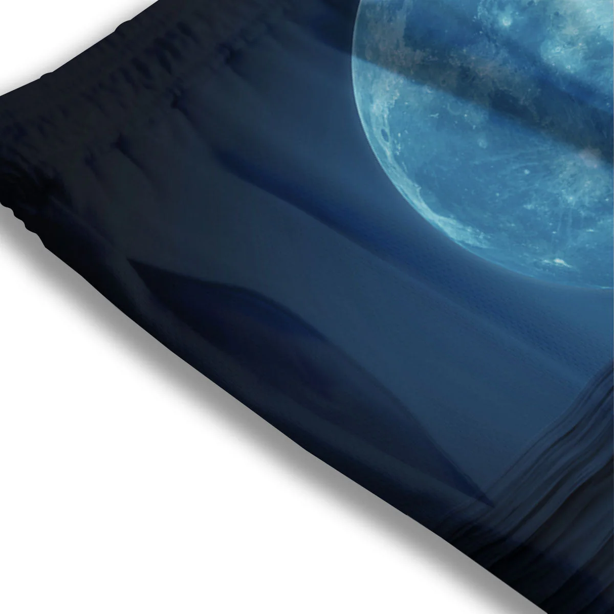Moonlight And The Sea Print Mesh Shorts - Image 3