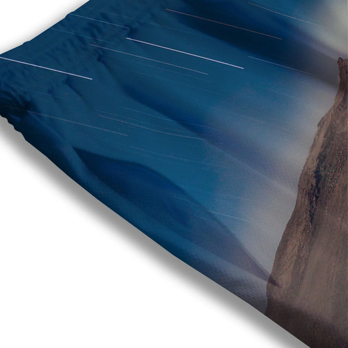 Mountain Volcanic Print Mesh Shorts - Image 3