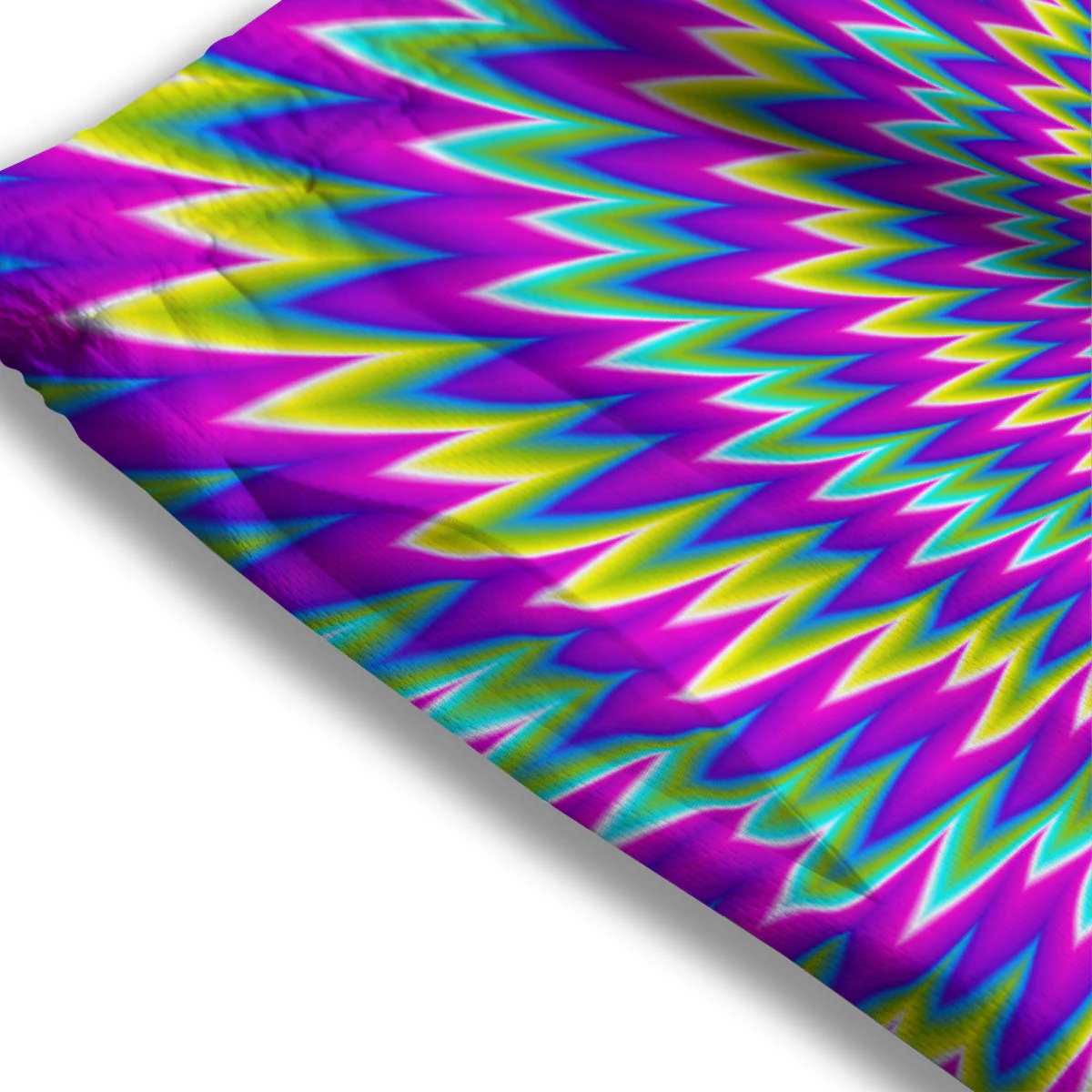 Moving Optical Illusion Abstract Spiral Mesh Shorts - Image 3
