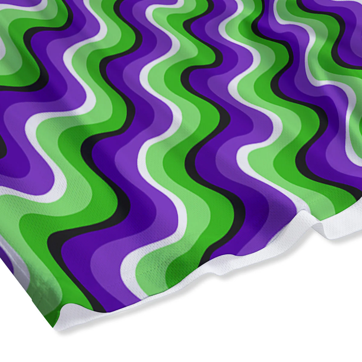 Moving Optical Illusion Colorful Dizzy Mesh Shorts - Image 4