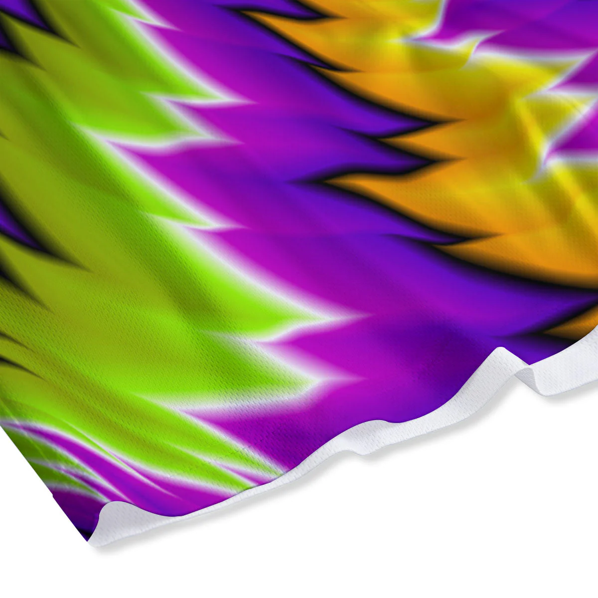 Moving Optical Illusion Dizzy Vortex Mesh Shorts - Image 4