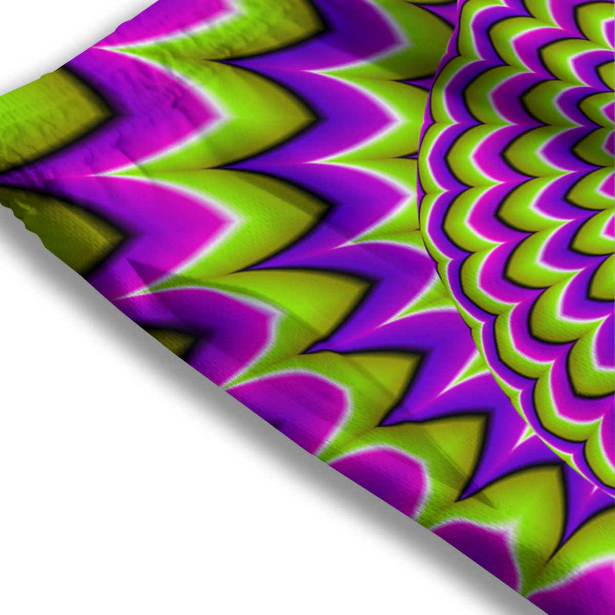 Moving Optical Illusion Spiky Spiral Mesh Shorts - Image 3
