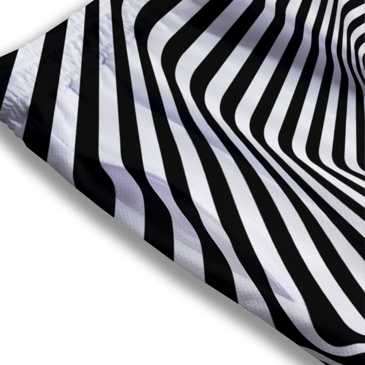 Moving Optical Illusion Twisted Spiral Mesh Shorts - Image 3