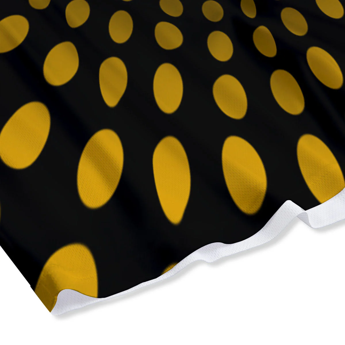 Moving Optical Yellow Explosion Illusion Mesh Shorts - Image 4