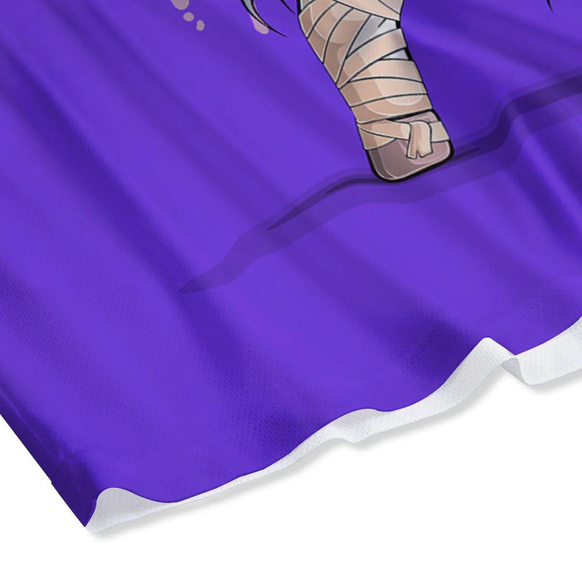 Mummy Unicorn Dap Print Mesh Shorts - Image 4