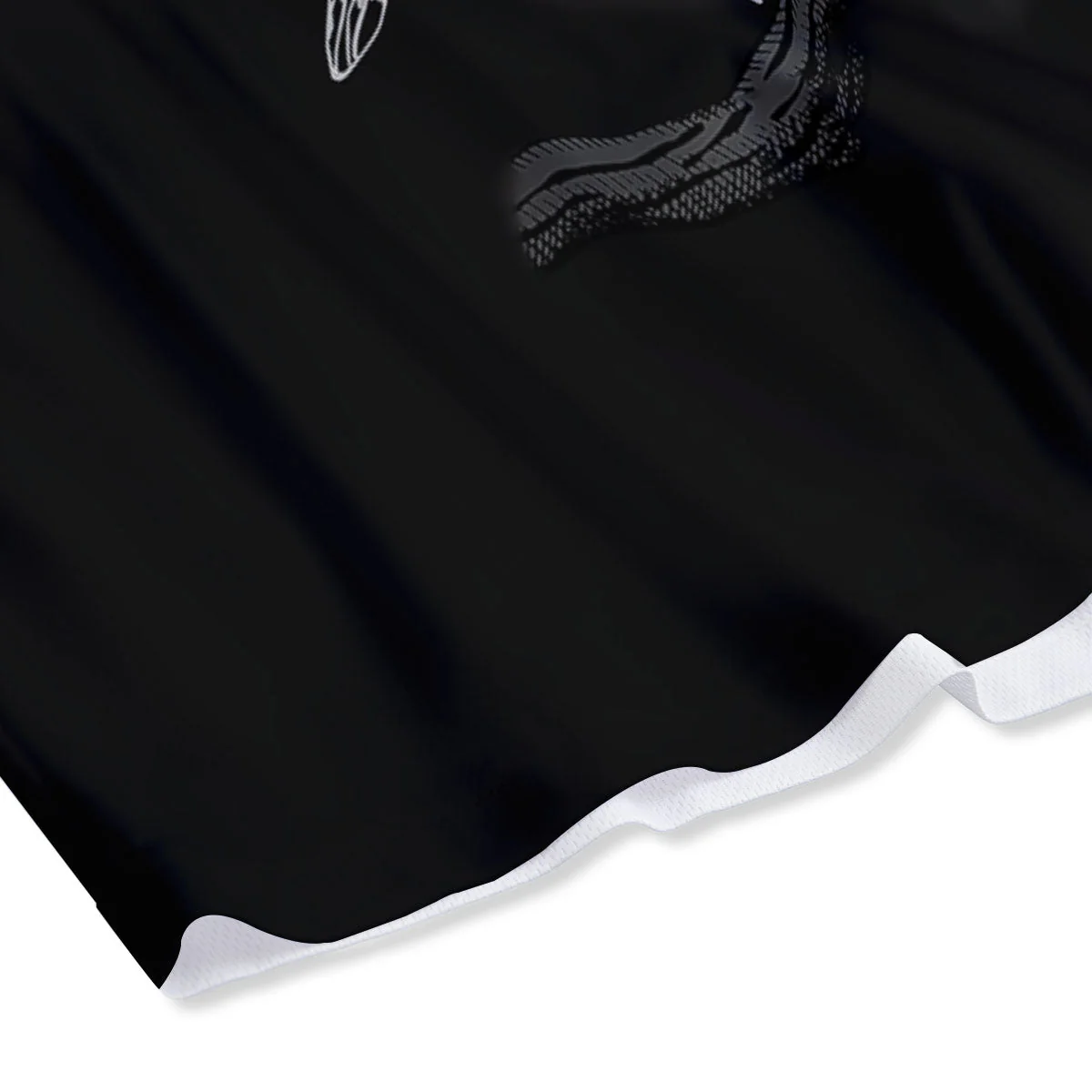 Night Owl Full Moon Print Mesh Shorts - Image 4