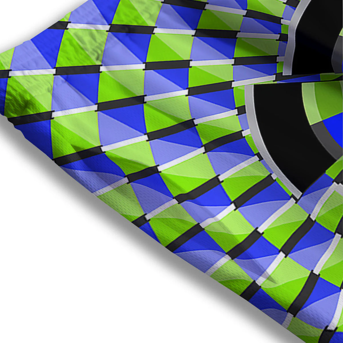 Optical Illusion Dartboard Moving Mesh Shorts - Image 3