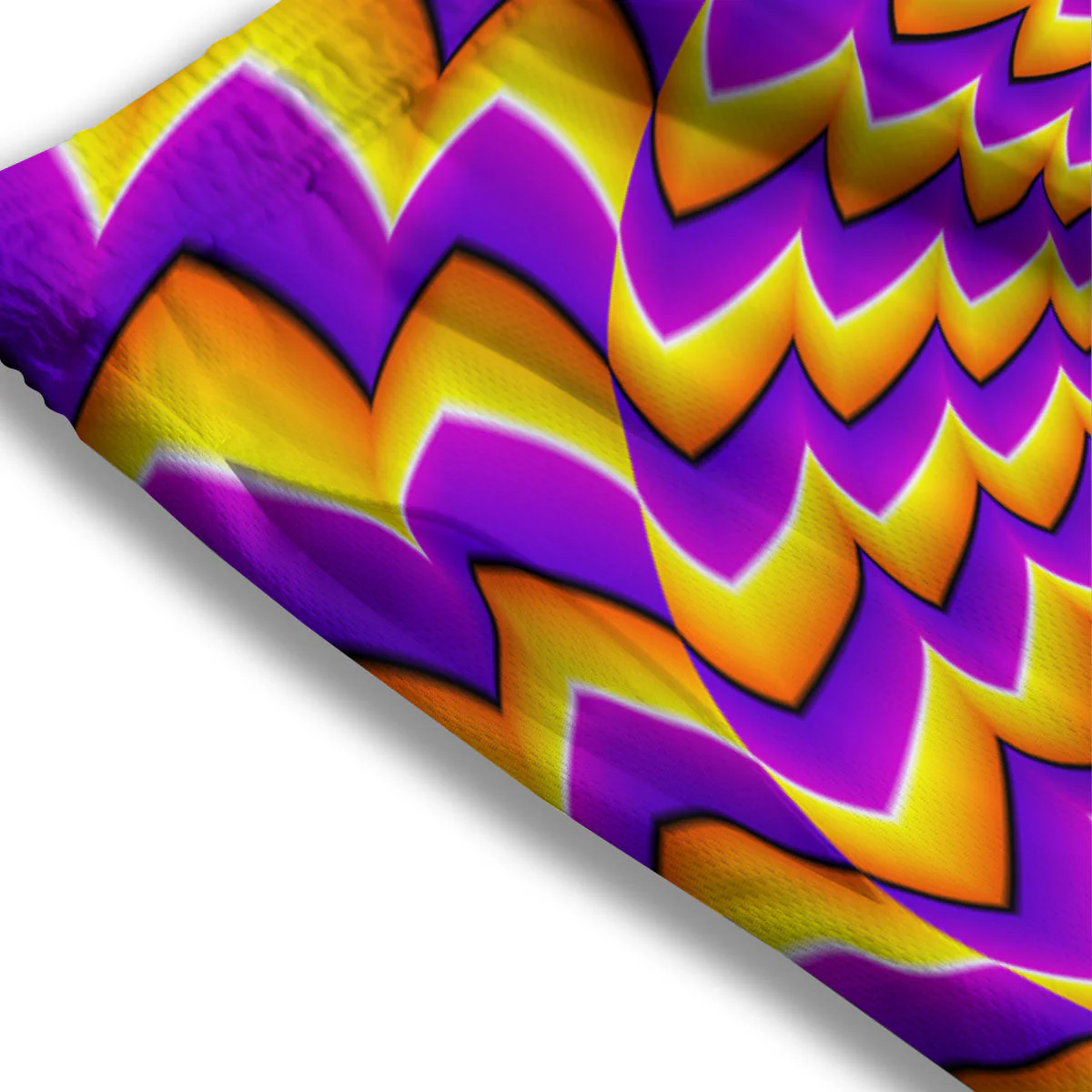 Optical Illusion Moving Dizzy Circle Mesh Shorts - Image 3