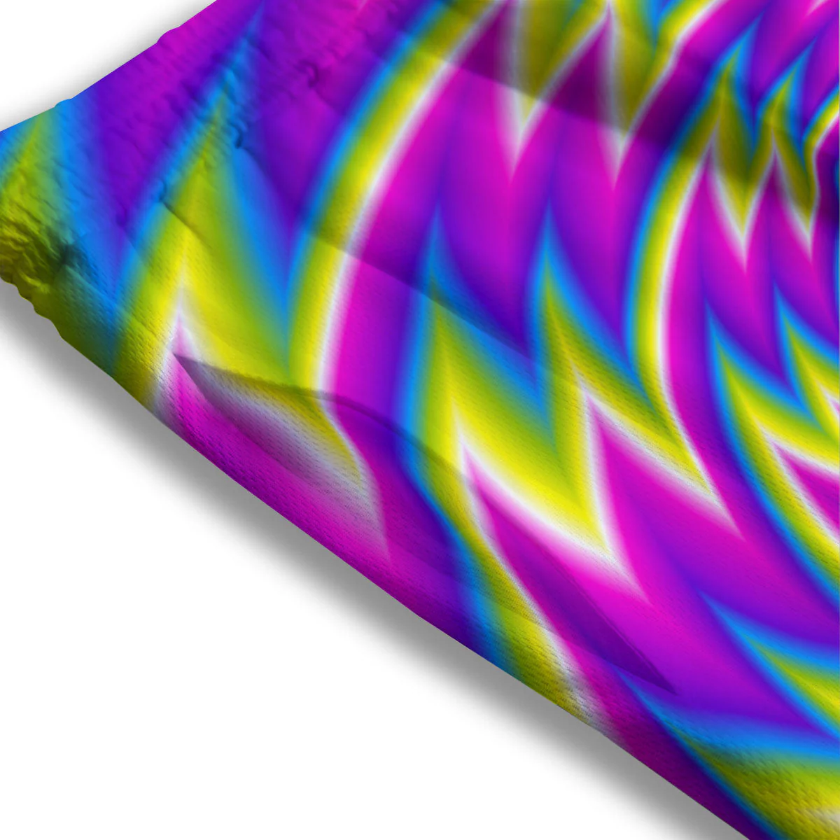 Optical Illusion Moving Dizzy Spiral Mesh Shorts - Image 3