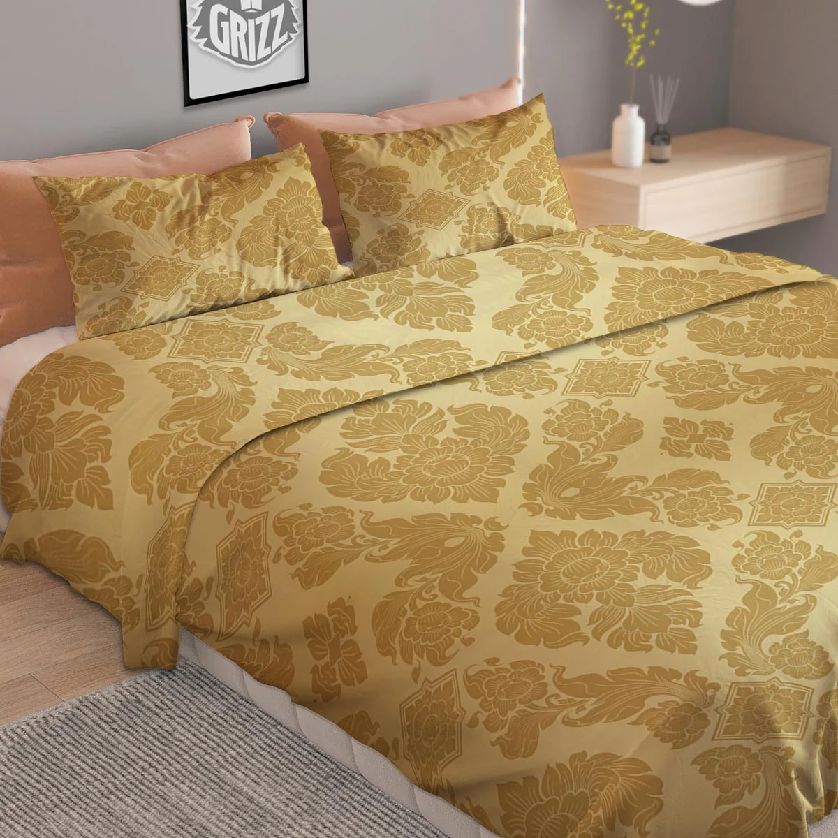 Ornament Thai Print Pattern Duvet Cover Bedding Set - Image 2