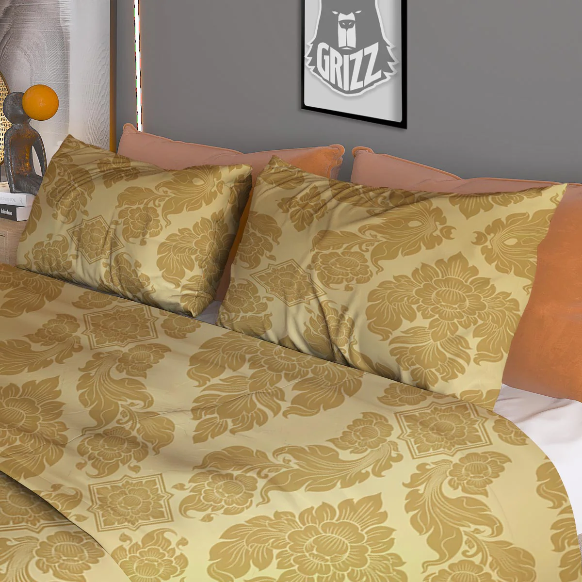 Ornament Thai Print Pattern Duvet Cover Bedding Set - Image 3