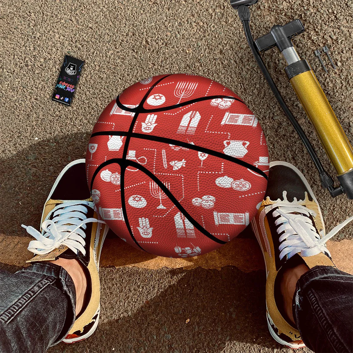 Orthodox Print Pattern Basketball - Image 2