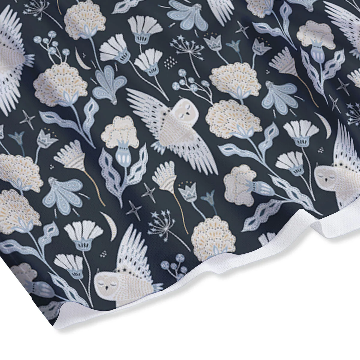 Owl Bohemian Print Pattern Mesh Shorts - Image 4