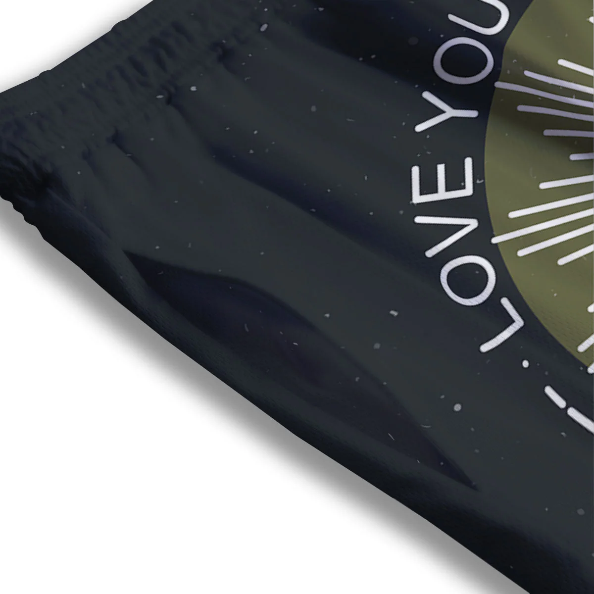 Owl Spiritual With Moon And Sun Print Mesh Shorts - Image 3