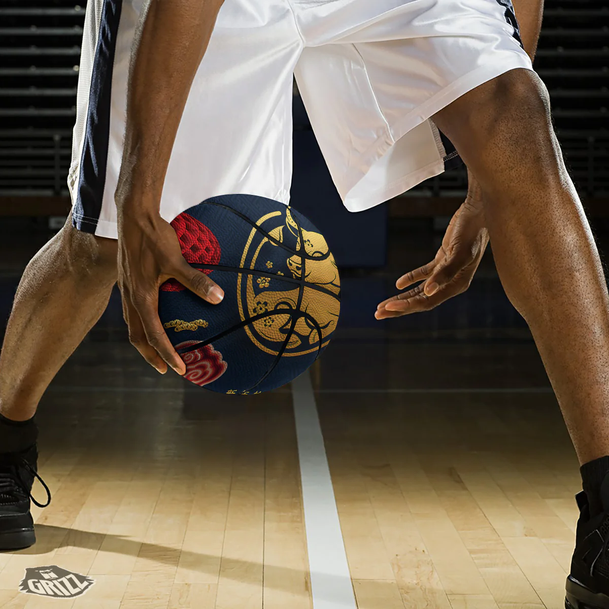Ox Zodiac Chinese Cute Print Basketball - Image 3