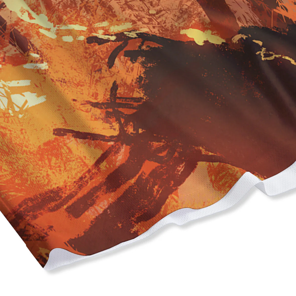 Painting Brave Firefighter Print Mesh Shorts - Image 4