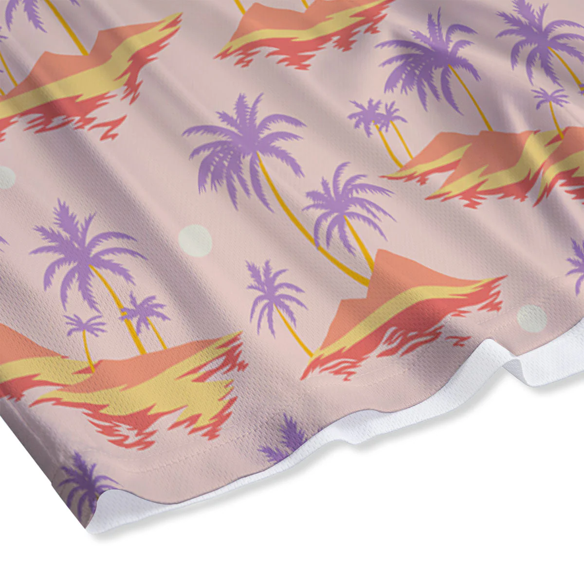 Paradise Hawaii Tropical Print Pattern Mesh Shorts - Image 4