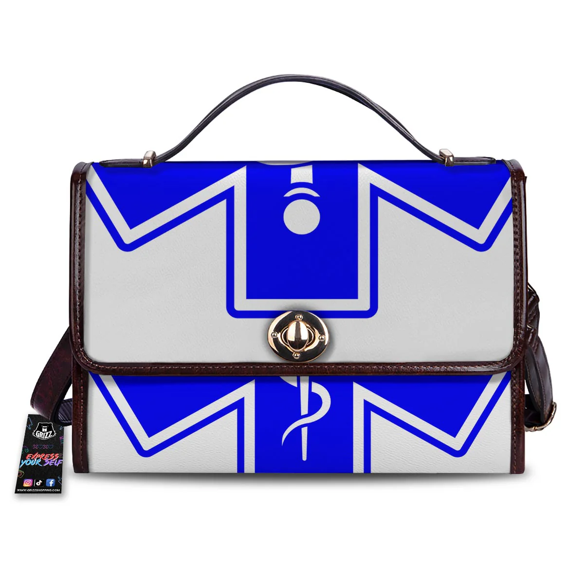Paramedic Symbol The Star Of Life Print Women's Satchel Bag