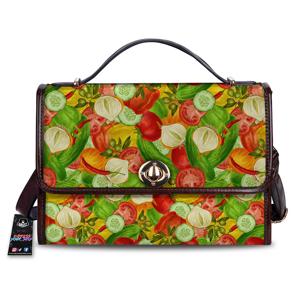 Pattern Vegan Print Pattern Women's Satchel Bag