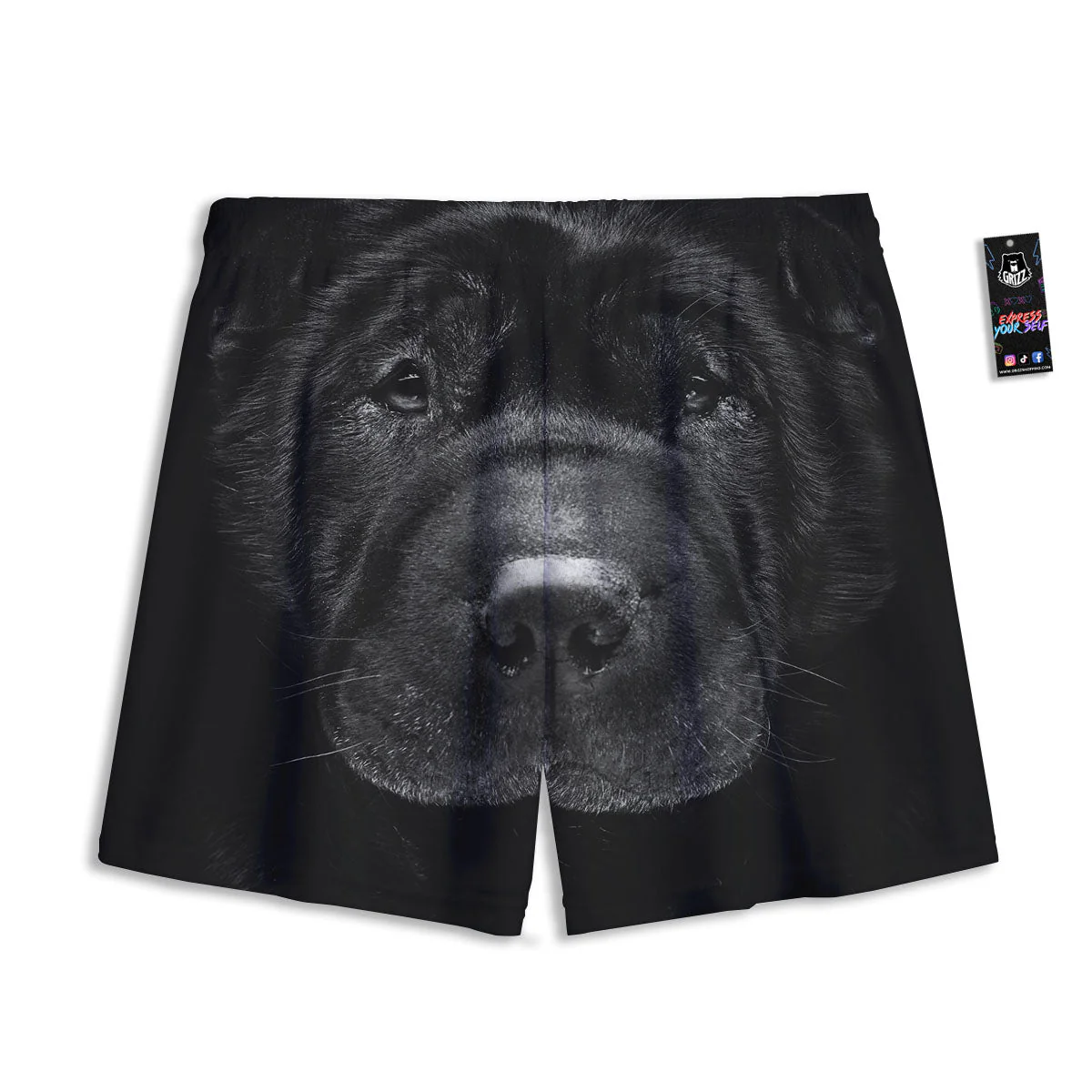 Pei Shar Monochrome Print Mesh Shorts - Image 2