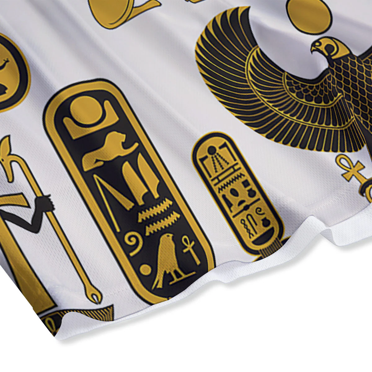 Pharaohs And Gods Egyptian Print Mesh Shorts - Image 4