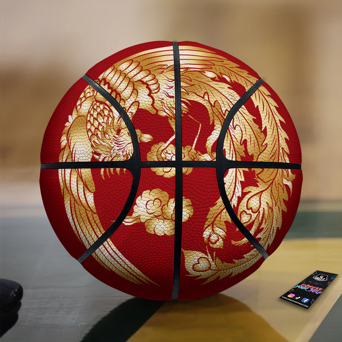 Phoenix Chinese Print Basketball