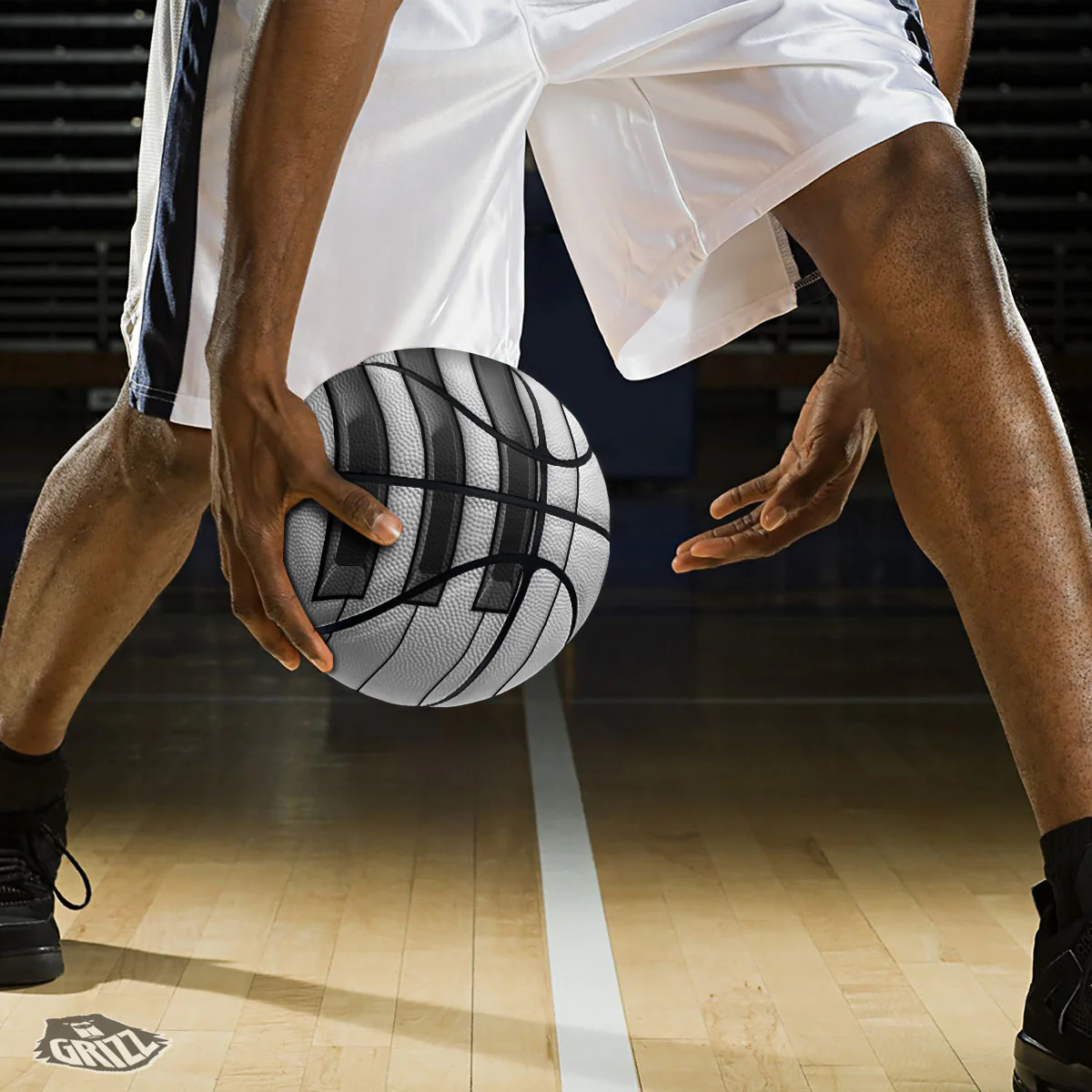 Piano Keyboard Print Basketball - Image 3