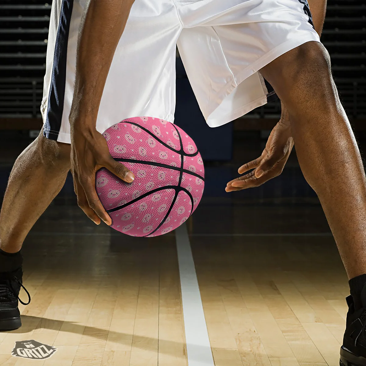 Pig Cute Cartoon Print Pattern Basketball - Image 3