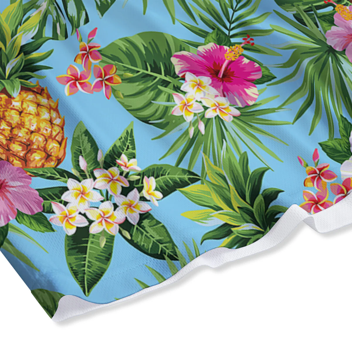 Pineapple Hawaii Tropical Print Pattern Mesh Shorts - Image 4