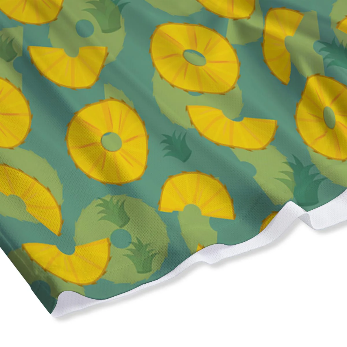 Pineapple Sliced Print Pattern Mesh Shorts - Image 4